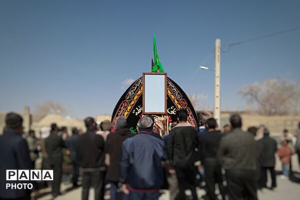 نخل‌برداری بنادکوک‌دیزه در سوگ امام علی (ع)