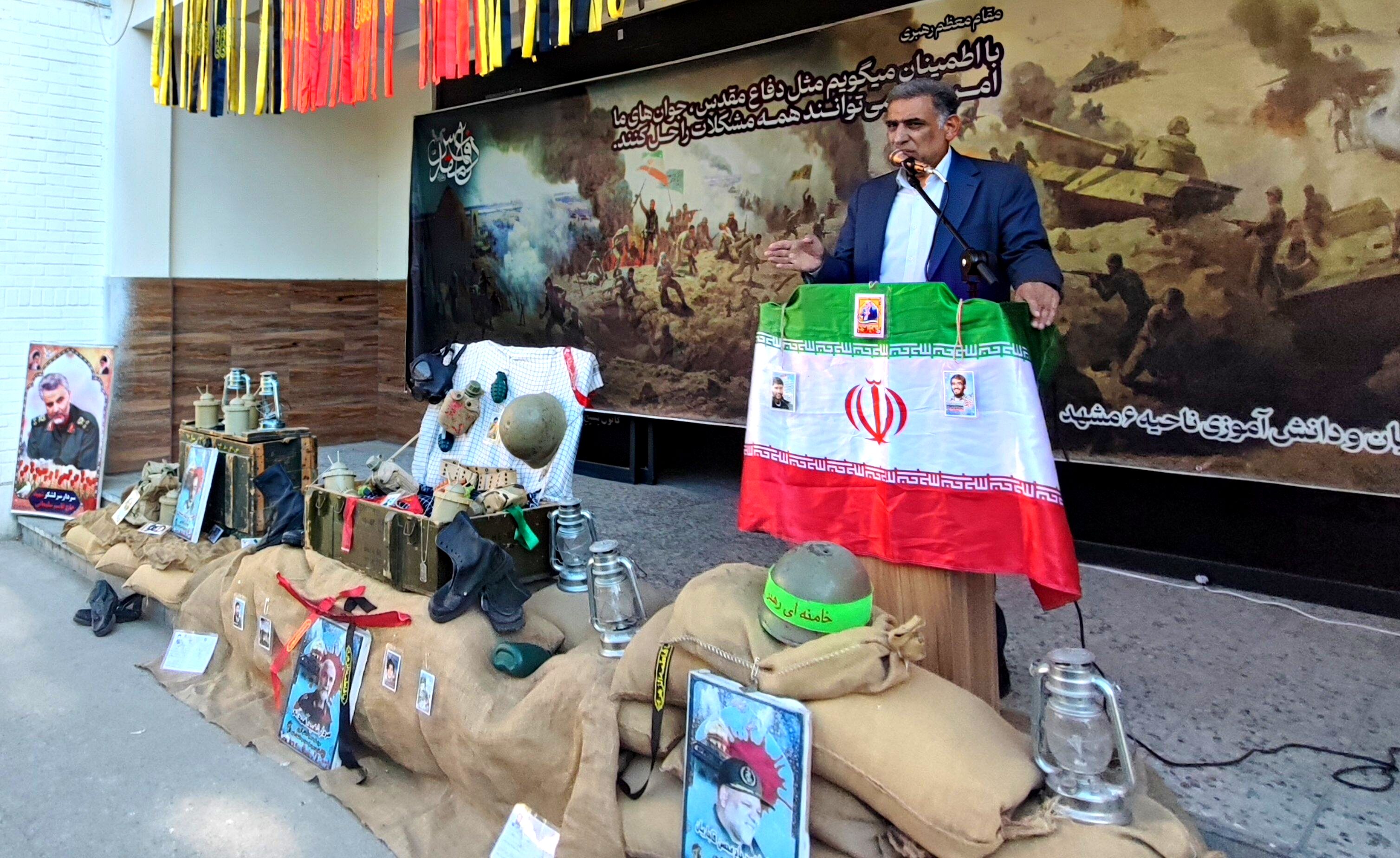 صبحگاهی با یاد شهدا در مشهد