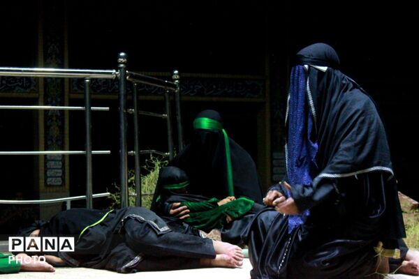اشک‌های خرابه شام در هوتک؛ تعزیه خرابه‌های شام برای نخستین‌بار در بخش چترود 