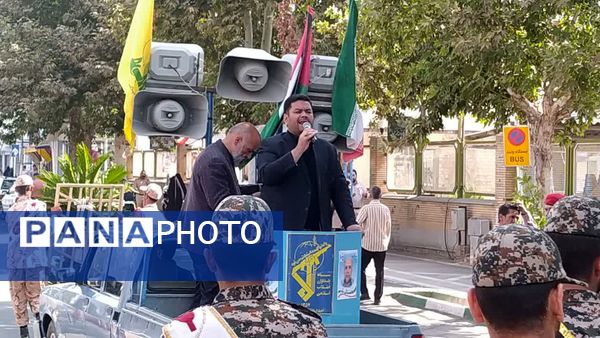 مراسم تشییع پیکر شهید جانباز «علی رفیعی» در کاشمر 