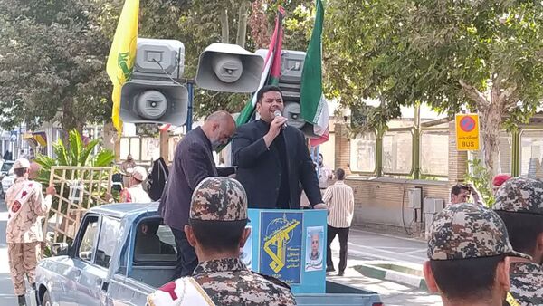 مراسم تشییع پیکر شهید جانباز «علی رفیعی» در کاشمر 