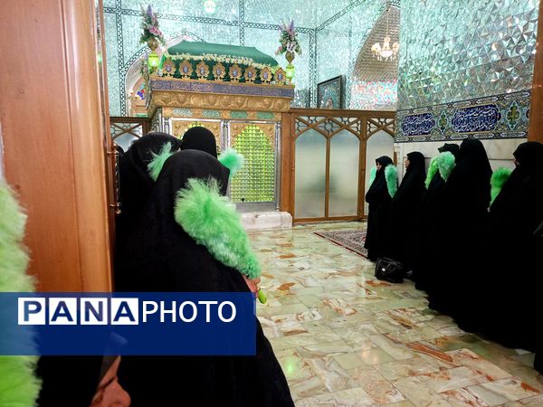 غبارروبی مزار امامزاده سید حمزه کاشمر 