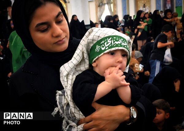 آیین معنوی شیرخوارگان حسینی در سالن اجتماعات زیارتگاه شهید مدرس 