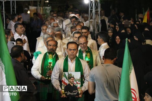 گرامیداشت شهید محمدمهدی رضایی در میدان حج شهرستان یزد