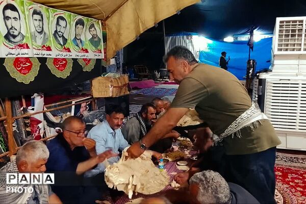  برپایی موکب شهدای شهرستان فیروزکوه در کربلای معلی 