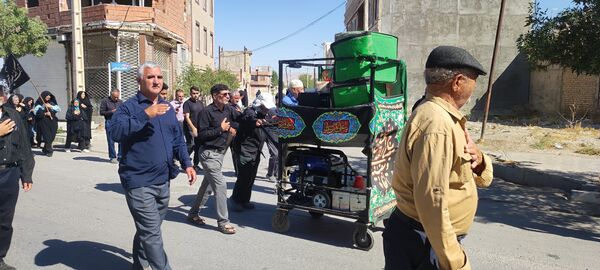 هیئت عزادارن مسجد قمر بنی هاشم شهرستان شیروان