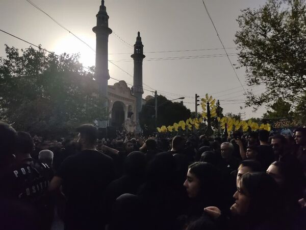 کاروان بزرگ علم گردانی در کاشان