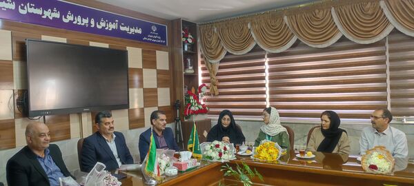 استقبال از دانش آموز شیروانی دارنده مدال برنز جهانی المپیاد علوم زمین