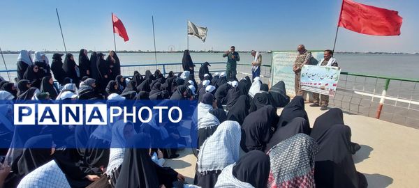 کاروان راهیان نور دانش‌آموزان دختر خراسان شمالی