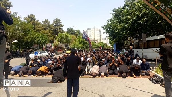 عزاداری مردم بلوار توس مشهد