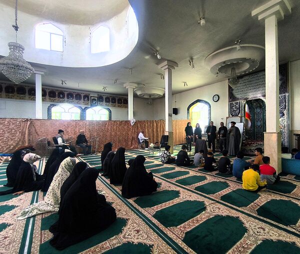 اعتکاف دانش آموزی در مساجد شهرستان مانه 