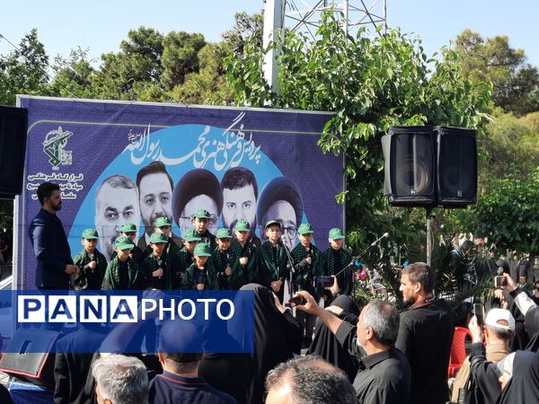 وداع با سید الشهدا خدمت