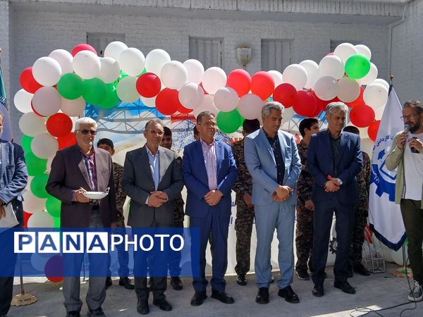  آیین تجدید میثاق دانش‌آموزان هنرستان امام حسن مجتبی (ع) با شهدای غواص دریادل