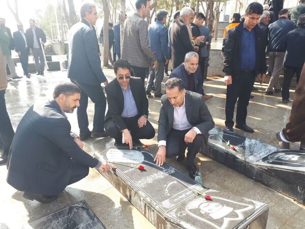 دیدار فرماندار شهرستان سملقان با رئیس بنیاد شهید به‌مناسبت گرامیداشت روز شهدا