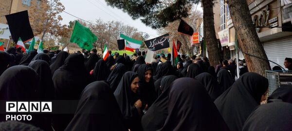 راهپیمایی باشکوه مردم باخرز در روز جهانی قدس، فریاد خونخواهی و آزادی در آخرین جمعه ماه رمضان