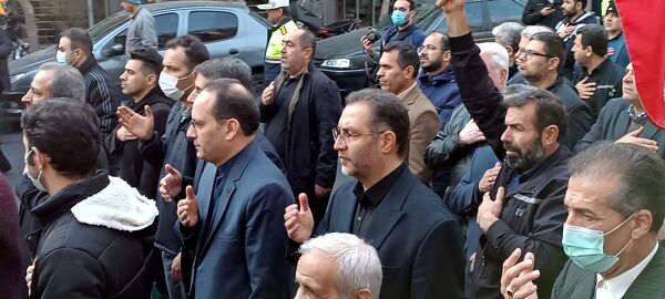 تشییع و تدفین پیکر شهید گمنام در اداره کل آموزش و پرورش شهر تهران