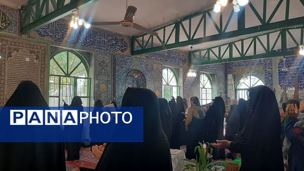 مراسم باشکوه ختم صلوات به مناسبت میلاد پیامبر (ص) در مسجد امام سجاد (ع) شازند