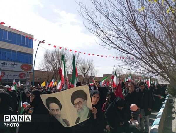 راهپیمایی روز قدس در شهر جهانی یزد