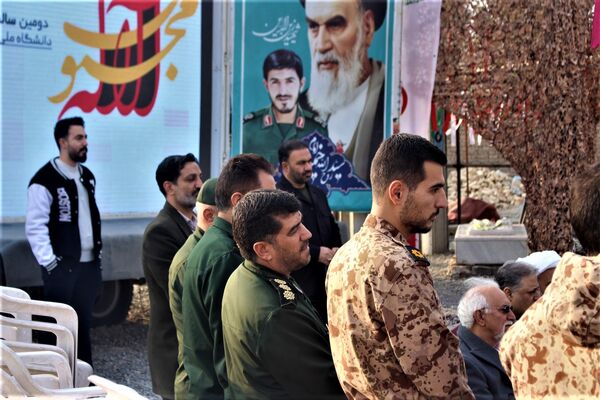 مراسم دومین سالگرد خاکسپاری شهید گمنام آموزشکده فنی دختران قم