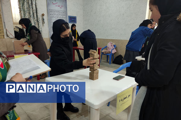 برگزاری مسابقات بازی فکری رشته جنگا ناحیه 4 شیراز