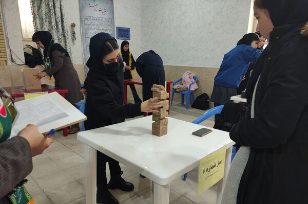برگزاری مسابقات بازی فکری رشته جنگا ناحیه 4 شیراز