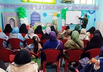 برگزاری همایش مادر دختری حضور تا ظهور در دبستان صابران یک