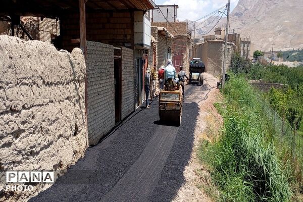 آسفالت معابر شهر بار