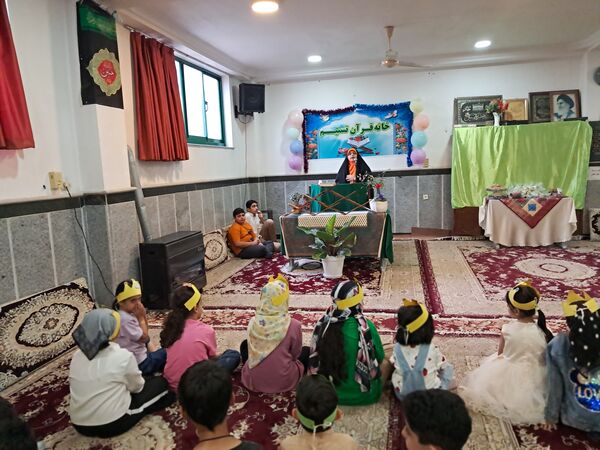 جشن اختتامیه خانه قرآن تسنیم در حسینیه اباذر