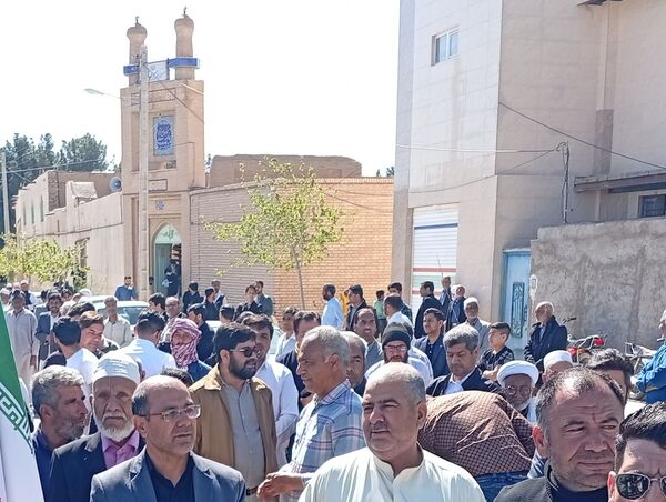 حضور مردم روستای براباد در راهپیمایی روز جهانی قدس
