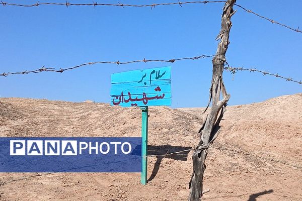 اولین روز حضور دانش‌آموزان دختر منطقه کهریزک در یادمان ‌های مناطق عملیاتی جنوب ایران