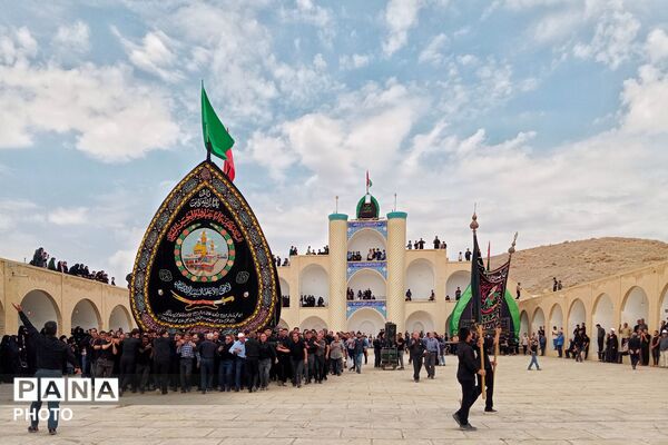آیین سنتی نخل برداری در بنادکوک دیزه به مناسبت شهادت امام رضا (ع)