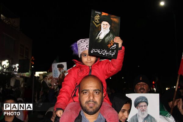 عزاداری هیات‌های امامشهر یزد در سوگ رهبر کبیر انقلاب اسلامی