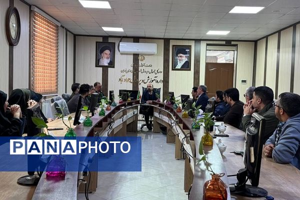 آیین تکریم و معارفه مسئول بسیج دانش‌‌آموزی جوادآباد