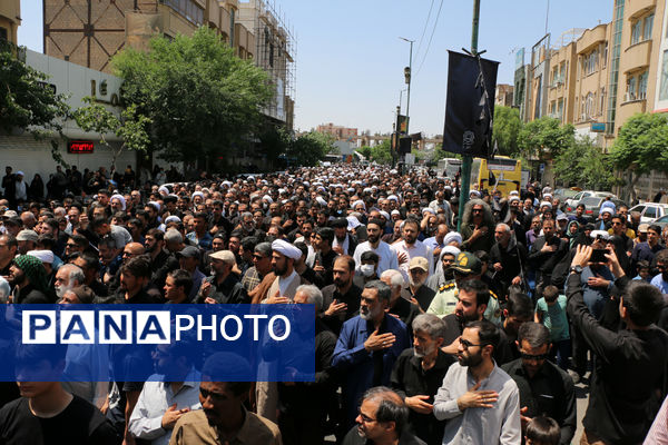 تشییع پیکر شهید مدافع حرم لشکر فاطمیون در قم