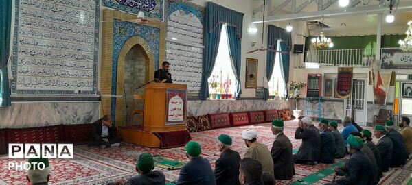  اقامه نماز عبادی سیاسی جمعه همزمان با سی و چهارمین روز شهادت قائد امت حضرت آیت الله خامنه‌ای 