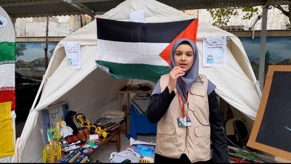 پویش مشق همدلی در ناحیه هفت مشهد 