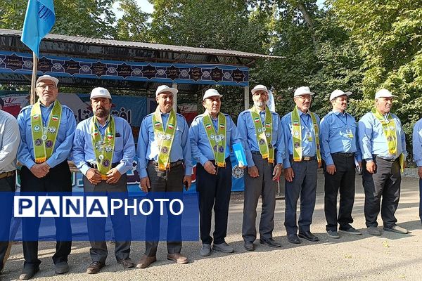 حضور دانش‌آموز خبرنگاران پسر پانا ناحیه دو شهرری در اردوی ملی پیشتازان