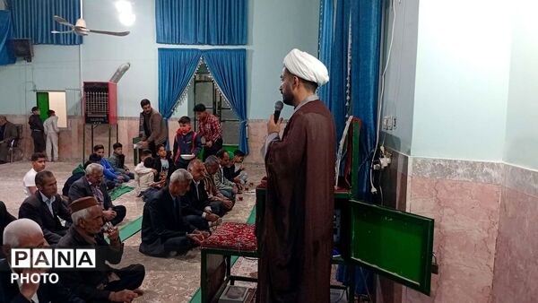 تحویل سالی معنوی در روستای نقاب خلیل آباد