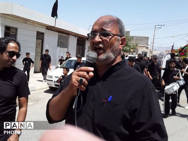 در هشتمین روز ماه محرم طنین نوای یا حسین در کوچه‌های فدافن پیچید
