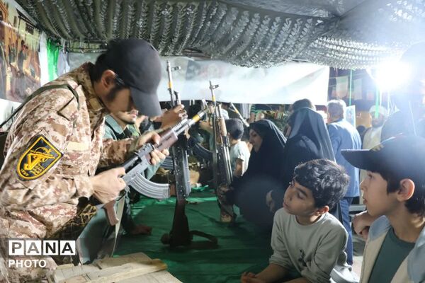  موکب نوجوانان مبارز در بلوار شهید قرنی مشهد