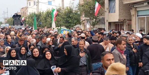 مراسم وادع کردکویی‌ها با شهید ناو دنا