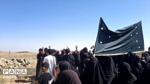عزاداری شهادت اباعبدالله الحسین(ع) در روستای ابرجس