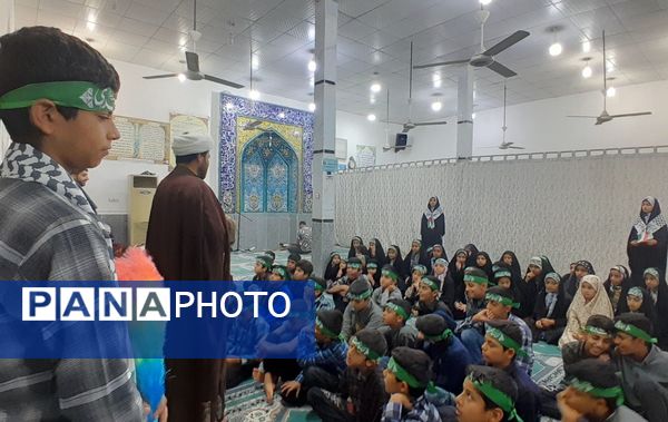 فعالیت گسترده دانش‌آموزان در ایام البیض