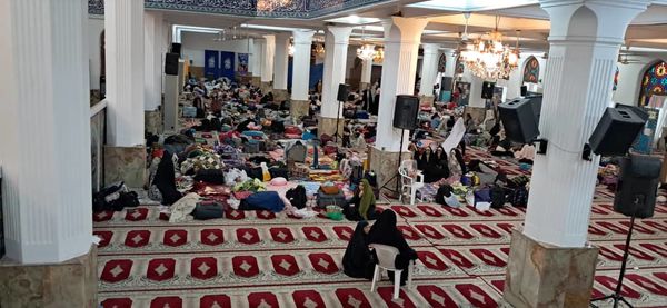 برگزاری آیین اعتکاف در مصلی رشت