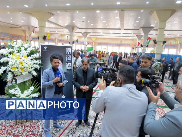 آیین یادبود شهیدان خدمت در مصلای امام خمینی(ره)  شهرستان بجنورد