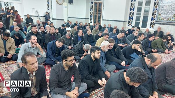 عزاداری فرهنگیان املش در چهلم رهبر شهید و شهدای مظلوم میناب 