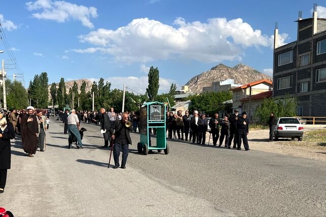 آیین طشت گذاری در روستای خوجین شهرستان خلخال