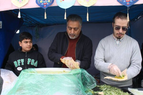 شادپیمایی خانوادگی جشن نیمه شعبان در قم