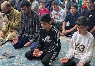 حضور دانش‌آموزان مسجدسلیمانی در مراسم اعتکاف