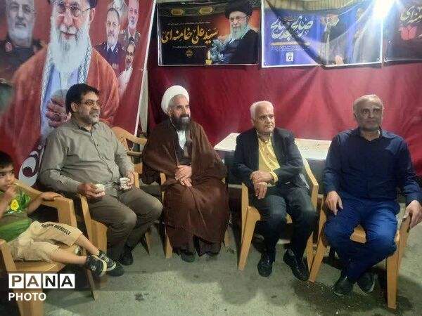 موکب نایب شهید میزبان خادمان رضوی بود